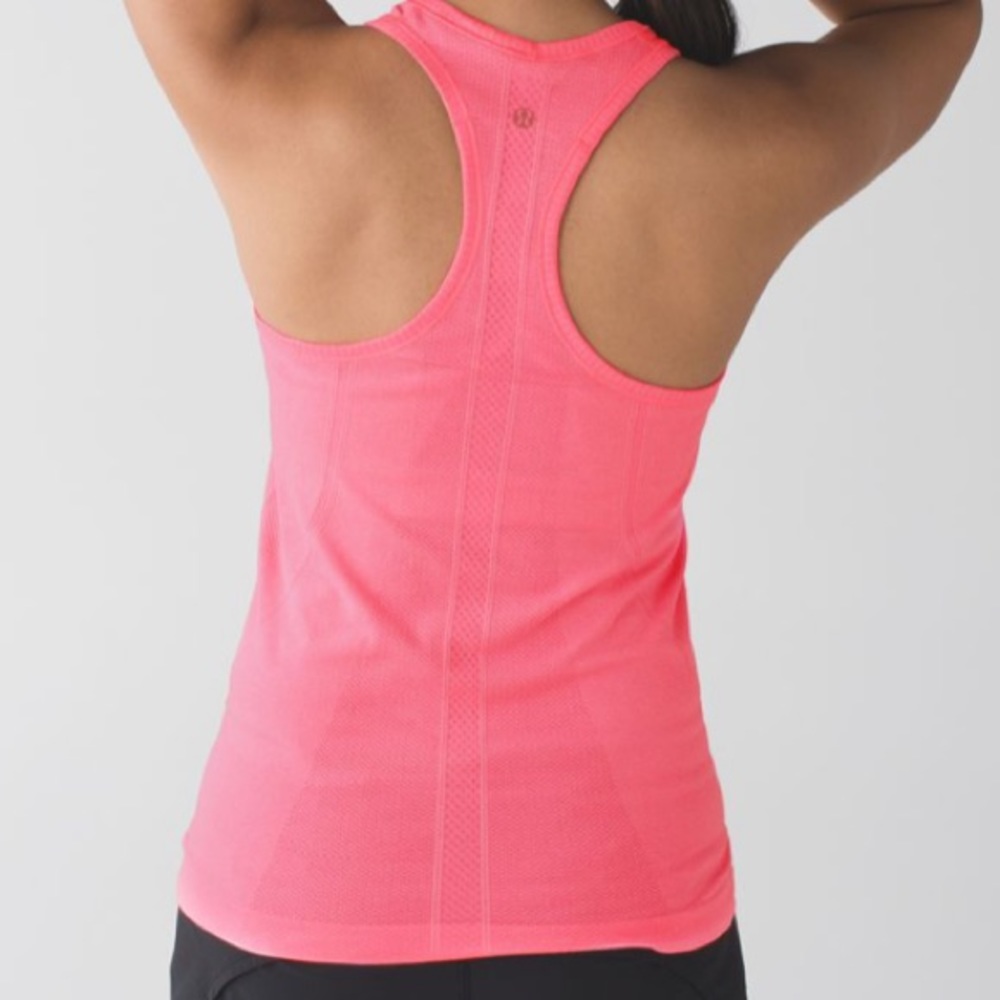 LULULEMON BRIGHT PINK SWIFTLY TANK